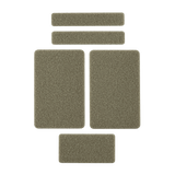 M-Tac Velcro-sæt 5 stk i MULTICAM camouflage, perfekte til fastgørelse på bælter og tasker. Ideel til militær og turister.