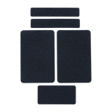 M-Tac Velcro-sæt 5 stk i MULTICAM, velegnet til fastgørelse af mærker på bælter og tasker. Perfekt til militær eller fritidsbrug.