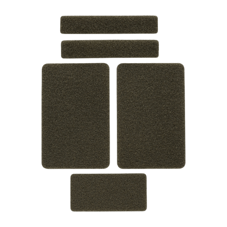 M-Tac Velcro-sæt 5 stk i MULTICAM camouflage, velegnet til bælter og tasker, inkluderer 5 velcro-paneler til mærker og patches.