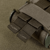 M-Tac Mag Lomme Kolchan til AK/AR Mini med holdbare Cordura 1000D og MOLLE-system, stødresistente plastikindsatser vist i detalje.