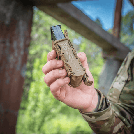 M-Tac Pistolmagasinlomme Kolchan fremstillet af slidstærk Cordura 1000D med stødresistente plastikindsatser for sikker magasinopbevaring