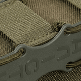 Nærbillede af M-Tac PCC Magasinlomme Kolchan lavet af Cordura 1000D med stødresistente plastikindsatser til sikker opbevaring.