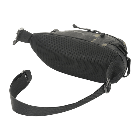 M‑Tac Bæltetaske Elite Hex i Cordura med justerbar rem set fra siden, kompakt og funktionel til hverdagsbrug eller taktisk udstyr.