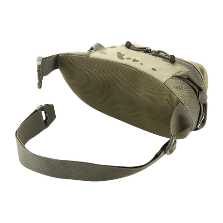 M‑Tac Bæltetaske Elite Hex, kompakt og funktionel taske med Cordura, YKK lynlåse og Woojin spænder, perfekt til taktisk brug.