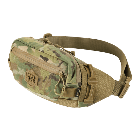 M-Tac Bæltetaske Elite Hex i Cordura-stof med YKK lynlåse og Woojin spænder, ideel til hverdagens taktiske brug.