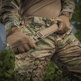 M-Tac Taktisk Bælte med Cobra-spænde til militær brug, robust nylon og hurtigt åbent Austrialpin-spænde.