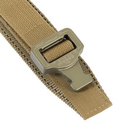 M-Tac Taktisk Bælte med Cobra-spænde fremstillet af slidstærkt nylonwebbing med Austrialpin spænde til militær og skytter.