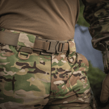 M-Tac Taktisk Bælte med Cobra-spænde i nylon, perfekt til militær og taktiske anvendelser. Robuste materialer og design.