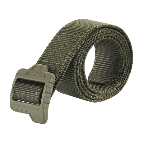 M-Tac Taktisk Paratrooper Bælte i slidstærk nylonwebbing med polyamid lås, 40 mm bred, ideel til soldater og aktive personer.