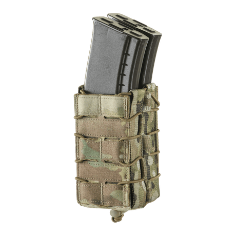 M-Tac Dobbelt Magtaske til AK Gen.3 med skudmagasiner i Cordura 1000D materiale, designet til taktisk brug og MOLLE-kompatibel.