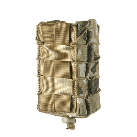 M-Tac Dobbelt Magtaske til AK Gen.3 i holdbart Cordura 1000D med skridsikker gummioverflade, MOLLE-kompatibel til taktiske anvendelser.