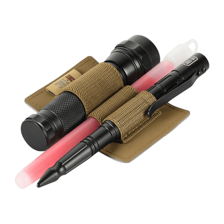M-Tac Modulær Indsats Small (3 sektioner) med lommer til lommelygte og kuglepen, lavet af slidstærkt polymerkomposit med Velcro fastgørelser.