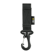 M-Tac Karabinhage Tilbehør med justerbar Velcro-rem og MOLLE-fastgørelse, sort farve, til taktisk brug på rygsække og veste.