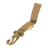 M-Tac Karabinhage Tilbehør med justerbar Velcro-rem til MOLLE-system fastgørelse på taktisk udstyr.