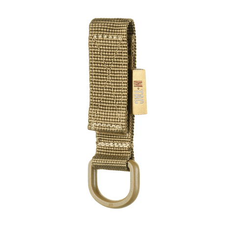 M-Tac Fastgørelse med D-ring til MOLLE-system, kompakt taktisk tilbehør med Velcro-lukning, ideel til montering på udstyr