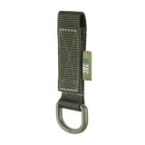 M-Tac Fastgørelse med D-ring til MOLLE-system, ideel til taktisk brug med Velcro-lukning og kompakt design.