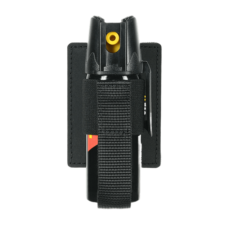 M‑Tac Modulær Indsats til Pepperspray i polymerkomposit med elastik og strop for sikker opbevaring.
