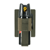 M‑Tac Modulær Indsats til Pepperspray i robust polymerkomposit med elastisk stroplukning og Velcro-montering for sikker opbevaring.