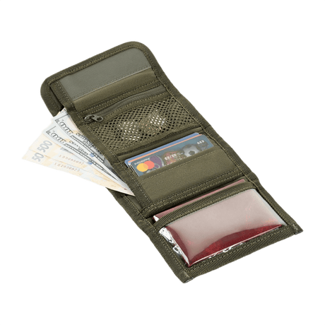 M‑Tac Pung Elite Gen.II Hex i Cordura Hex 1000D med rum til kontanter, kort og mønter, designet til holdbarhed og kompakt opbevaring.