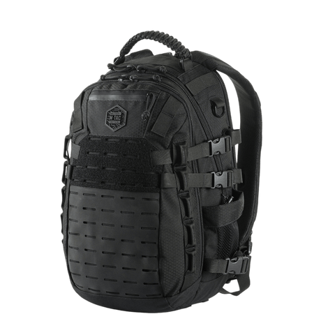 M-Tac Mission Rygsæk Elite Hex i sort med MOLLE-system og robust Cordura Hex 1000D materiale til udendørs eventyr