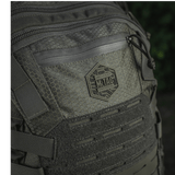 M-Tac Mission Rygsæk Elite Hex med Cordura materiale, ergonomisk design og MOLLE LASER CUT-system, perfekt til holdbarhed og funktionalitet.