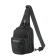 M-Tac Cross Taske Slim Elite Hex i sort Cordura med justerbar rem og holdbare YKK lynlåse, stilfuld og funktionel til daglig brug.