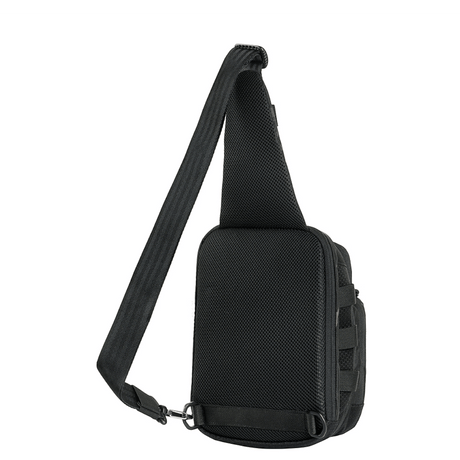 M-Tac Cross Taske Slim Elite Hex i slidstærk Cordura, ideal til daglig brug med justerbar rem for komfort og fleksibilitet.