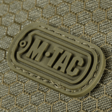 M-Tac Cross Taske Slim Elite Hex logo på en stilfuld taske lavet af Cordura materiale, viser holdbarheden og kvaliteten af produktet.