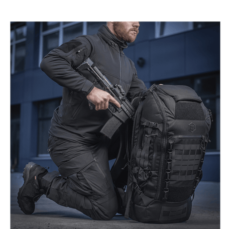 M-Tac Rygsæk Large Elite Hex Gen. IV med ergonomisk design i Cordura materiale, ideel til sikker transport.