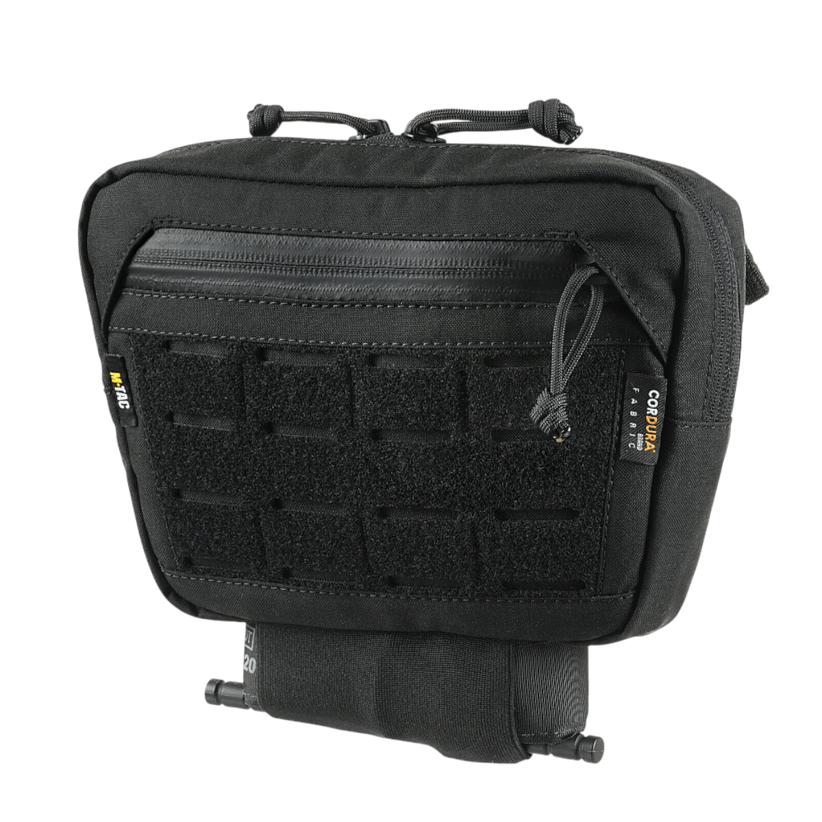 M-Tac Lomme til Tilbehør Lower Large Elite i slidstærk Cordura 500D med YKK lynlåse, perfekt til personligt udstyr.