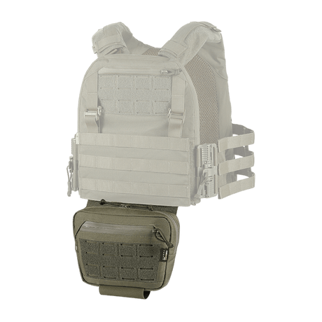 M-Tac Lomme til Tilbehør Lower Large Elite på taktisk vest i Cordura 500D med YKK lynlåse, ideel til robust udendørs brug.