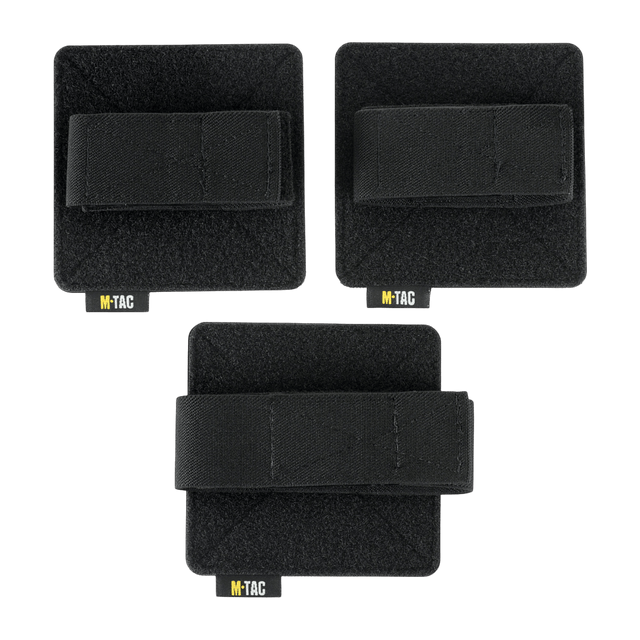 M‑Tac Indlæg til Rygsæk (3 stk) med justerbart velcro-fastgørelse, designet til våbenkasser og rygsække, sort farve