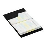 M‑Tac Pascover i sort polymer beskytter passet med et stilfuldt look og praktiske kortlommer, ideel til rejser. Mål: 13,5 x 10 cm.