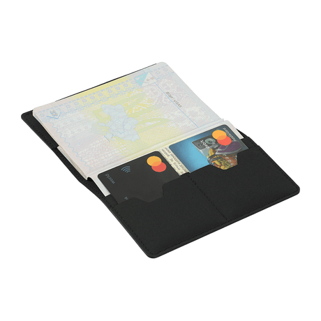 M‑Tac Pascover med pas og kort, moderne polymerkomposit, beskytter mod slid, stilfuldt design, passer til ukrainske og udenlandske pas.