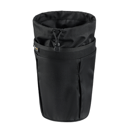 Sort M‑Tac Magasinsæk Dump Pouch Lite Elite med quick-pull lukning og MOLLE montering, lavet af holdbart Cordura 500D materiale.