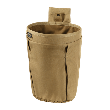 M‑Tac Magasinsæk Dump Pouch Lite Elite i Cordura 500D med hurtiglukkesystem og drænnet bund, set forfra. Nem montering på MOLLE.