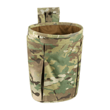 M‑Tac Magasinsæk Dump Pouch Lite Elite i camouflage design med hurtiglukkesystem og drænnet, kompatibel med MOLLE og bæltestropper.