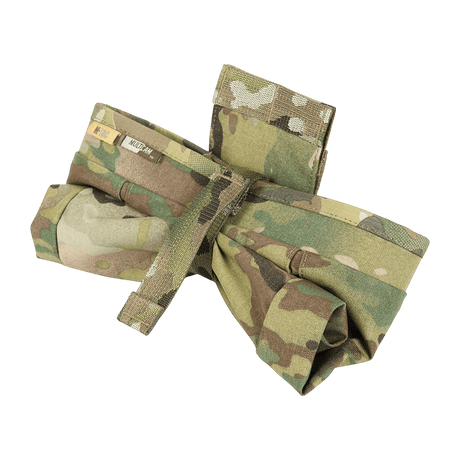 M‑Tac Magasinsæk Dump Pouch Lite Elite i Cordura 500D med MOLLE stropper til hurtig opbevaring af magasiner, camouflage design.