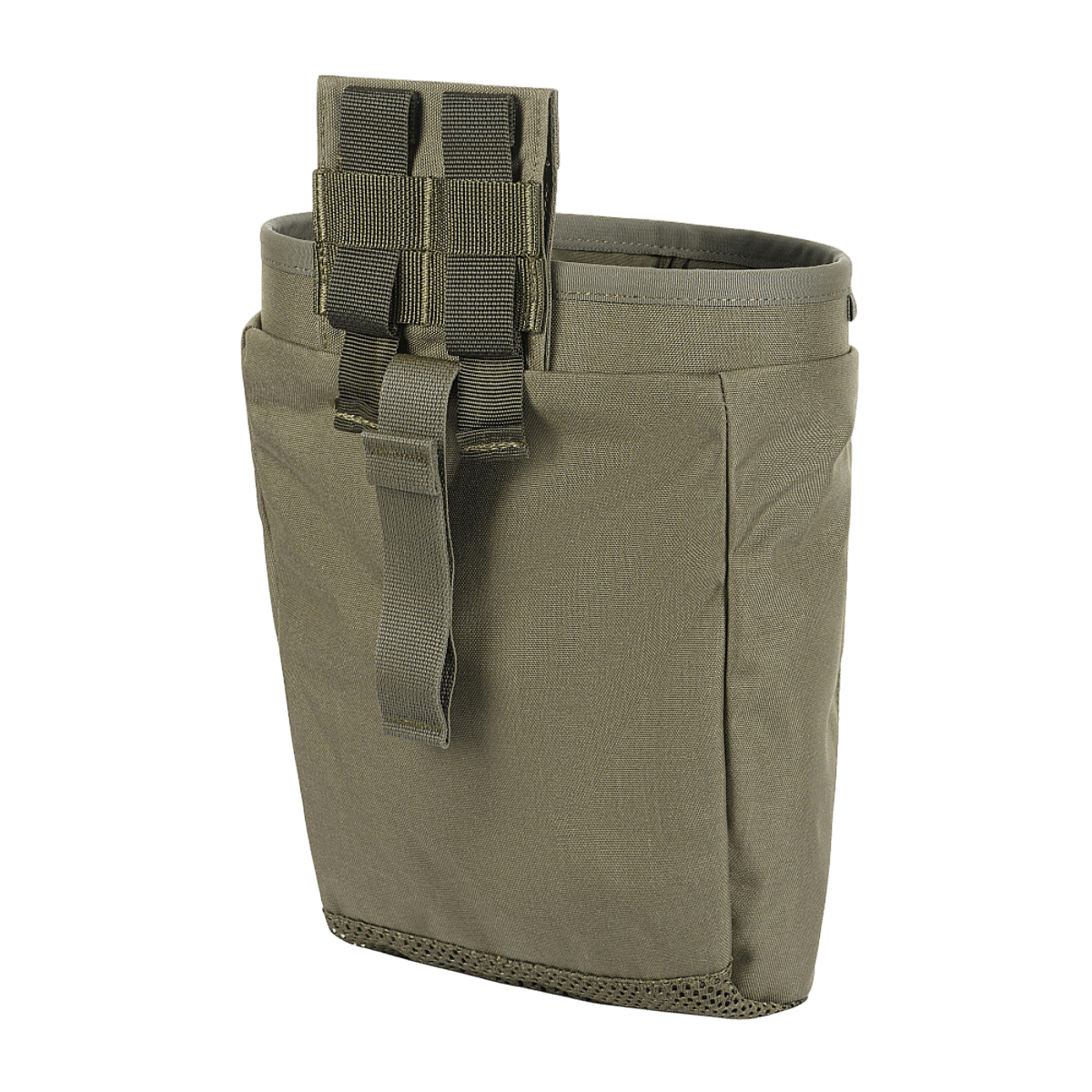M‑Tac Magasinsæk Dump Pouch Lite Elite i slidstærkt Cordura 500D med hurtiglukkesystem og MOLLE montering, set fra siden.