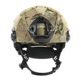 M‑Tac Hjelmcover Shroud Elite til TOR-D hjelm, camouflagemønster i Cordura 500D, med velcro-paneler og fastgørelsesstropper. Effektiv skjul.