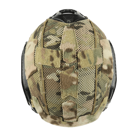 M‑Tac Hjelmcover Shroud Elite i MULTICAM-design til TOR-D hjelme, Cordura 500D, med velcro-paneler og stropper.