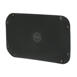 M‑Tac Field Vedligeholdelsesbakke 18x30 cm i sort polymerkomposit med hexagon-logo til våbenvedligeholdelse