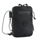 M-Tac Pocket Bag Elite HEX i sort, kompakt med holdbare YKK lynlåse. Ideel til EDC-udstyr, nøgler og dokumenter. Robust og slidstærk.