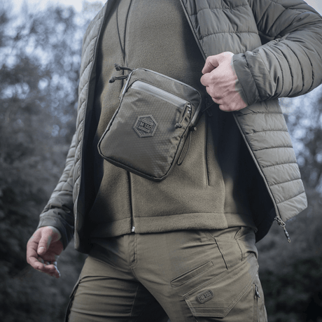 M‑Tac Pocket Bag Elite HEX udendørs taske til opbevaring af småting og udstyr, slidstærkt materiale med YKK lynlåse, perfekt til EDC.