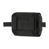 M-Tac Horisontal Medic Lomme Large Elite i sort Cordura 500D materiale med robust design til feltudstyr og førstehjælp.