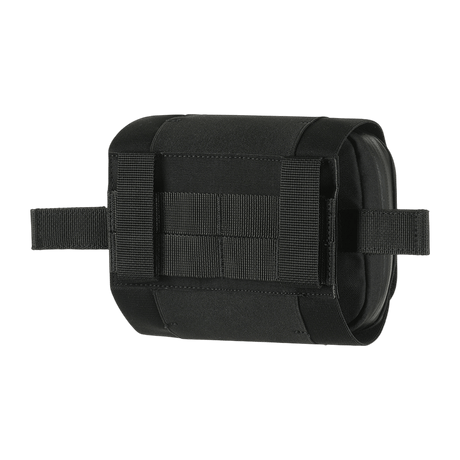 M-Tac Horisontal Medic Lomme Large Elite i sort Cordura 500D materiale med robust design til feltudstyr og førstehjælp.