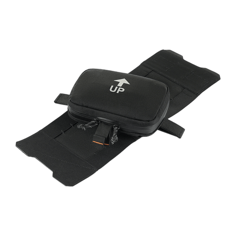 M-Tac Horisontal Medic Lomme Large Elite med slidstærk Cordura 500D, ideel til førstehjælpssituationer og udstyrsfiksering.