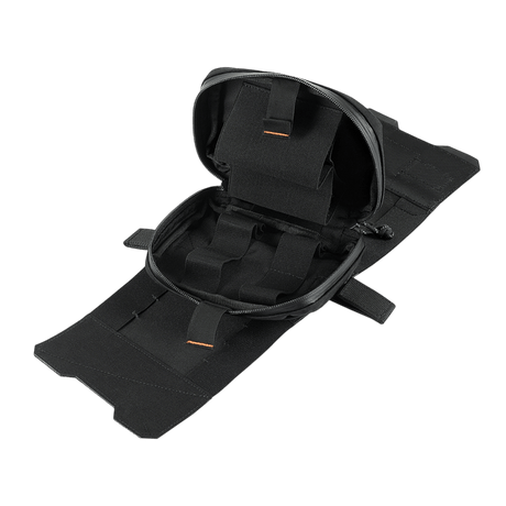 M-Tac Horisontal Medic Lomme Large Elite åben organiser med robuste rum til personlig førstehjælp sæt, lavet af Cordura 500D.
