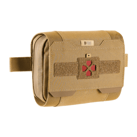 M-Tac Horisontal Medic Lomme Large Elite med indvendig organizer af slidstærkt Cordura 500D til førstehjælpssituationer.