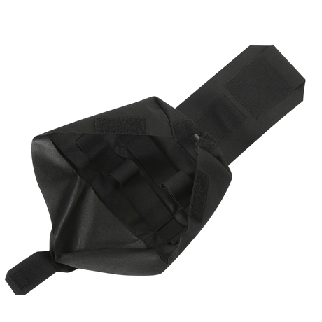 M‑Tac Medic Pouch Vertical Large Elite i sort Cordura 500D med organiserede rum og MOLLE-interface til førstehjælp.